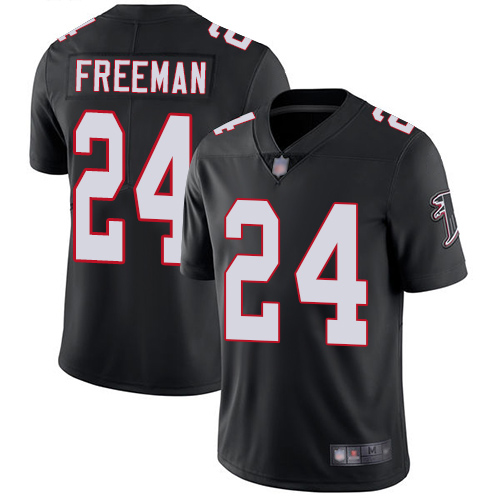 Atlanta Falcons Limited Black Men Devonta Freeman Alternate Jersey NFL Football #24 Vapor Untouchable->nfl t-shirts->Sports Accessory